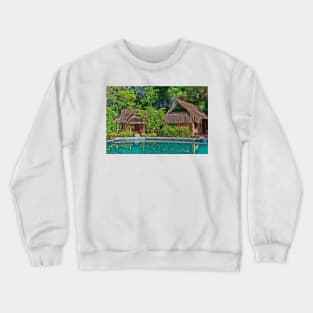 Maya Bell Lodging. Palenque. Chiapas. Mexico Crewneck Sweatshirt